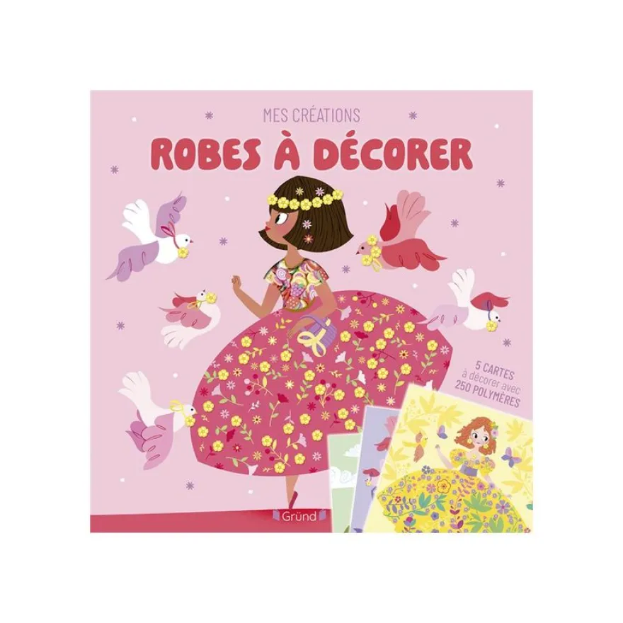 Pochette - Robes à décorer - Mes créations - par Lilidoll - livre d'activités