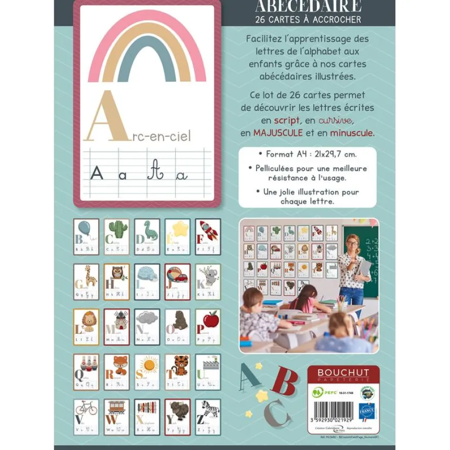 Pochette abécédaire 26 fiches