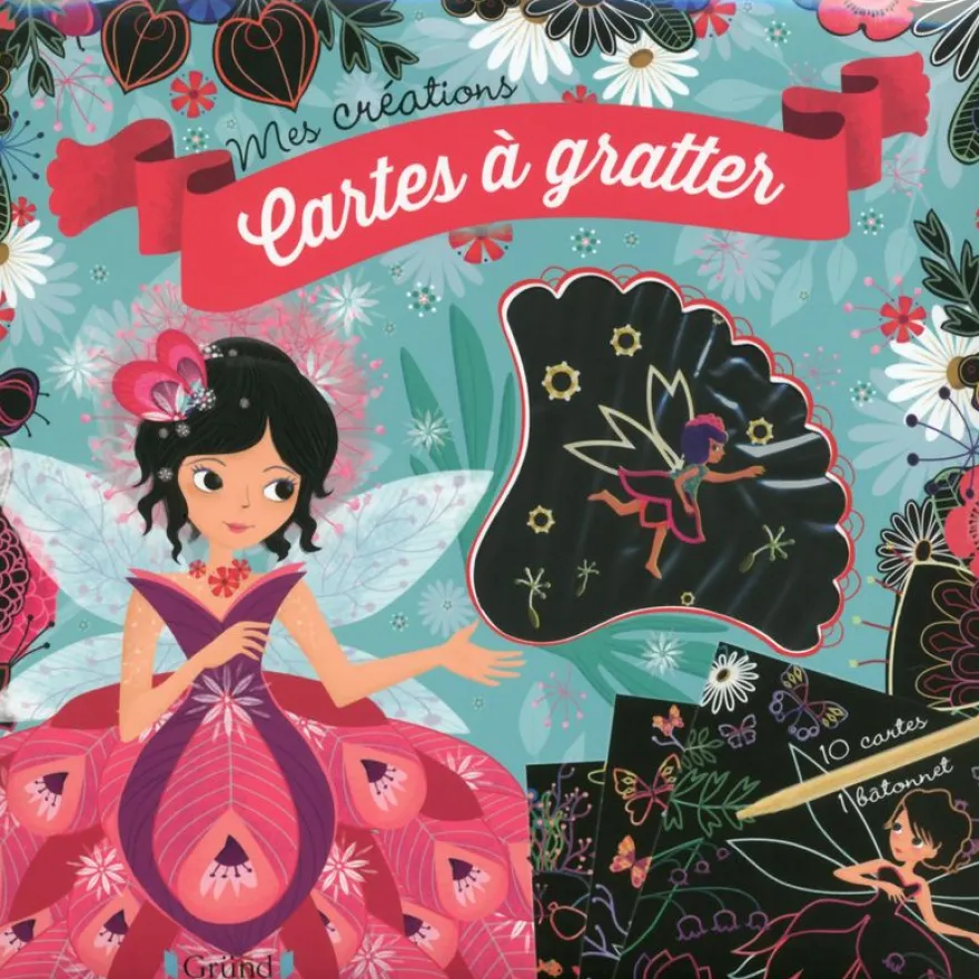 Pochette cartes à gratter - fées