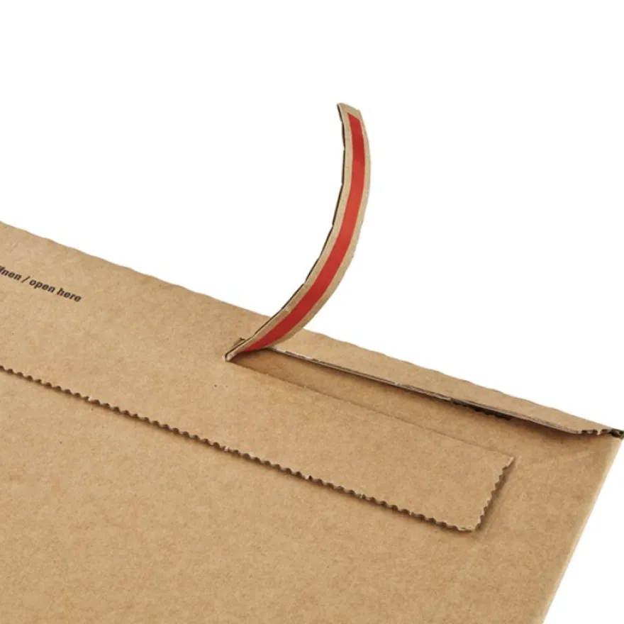 Pochette d'expédition adhésive - 25 cm x 34 cm - kraft - Logistipack