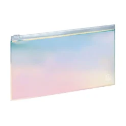 Pochette plate Iris - 1 compartiment - transparente - Exacompta