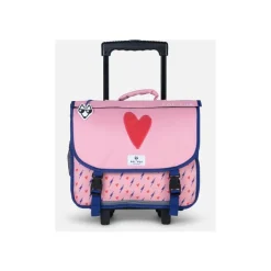 Pol Fox Factory - Cartable scolaire - 38 cm, réversible - Cœur