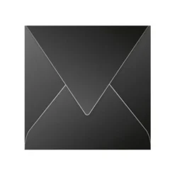 Pollen - enveloppe - 165 x 165 mm - côté ouvert - noir - pack de 20