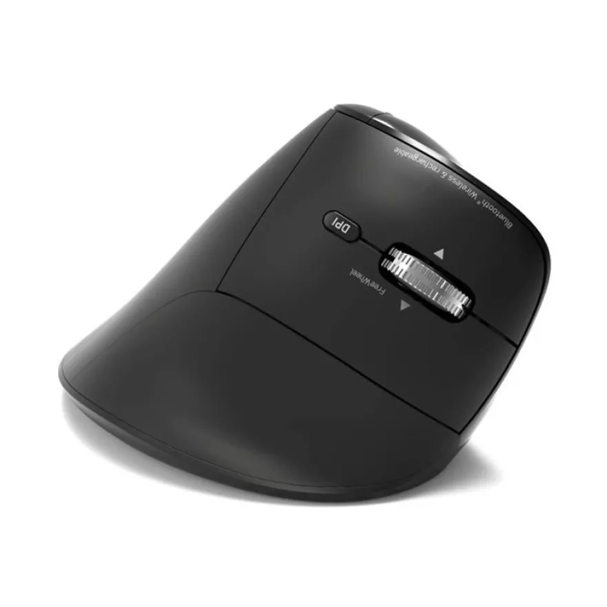 PORT - Souris sans fil ergonomique - 6 boutons - noir