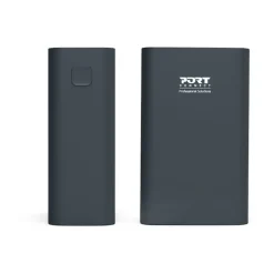 PORT Connect - Batterie de secours - 26800 mAh - 4 connecteurs de sortie (2 x USB-C, 2 x USB) - sur le câble : USB-A