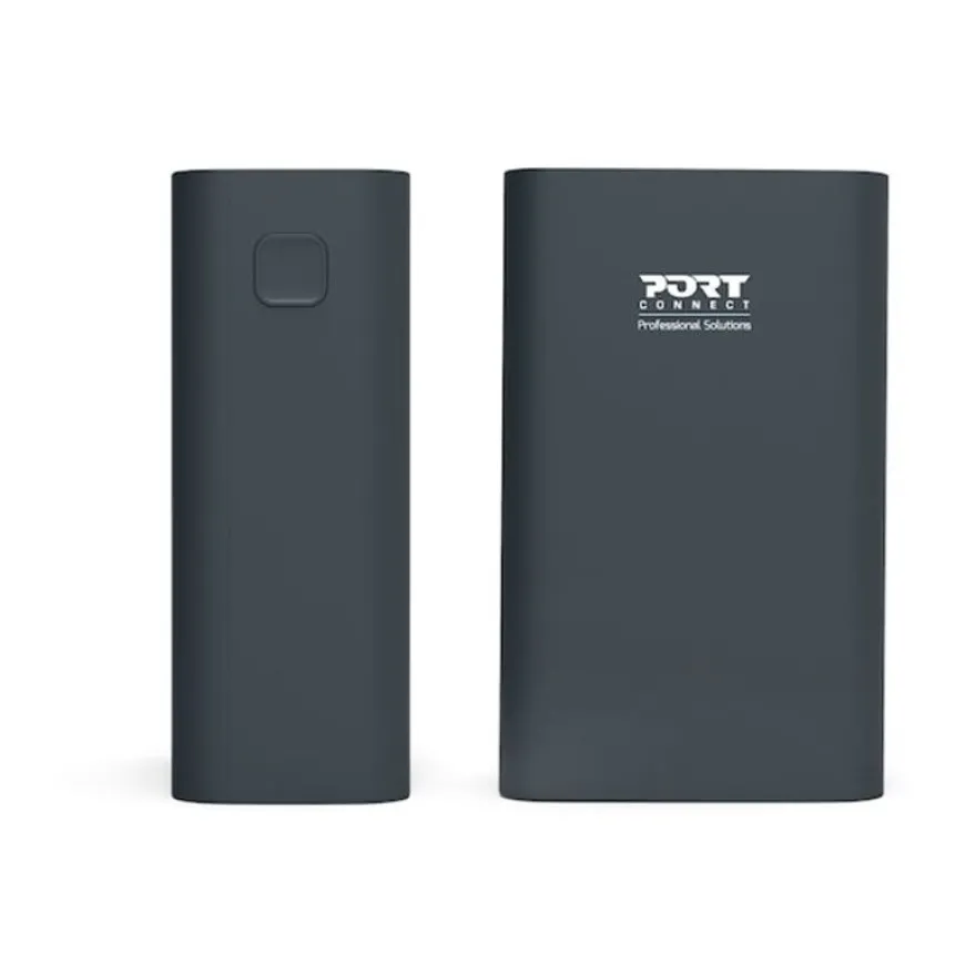 PORT Connect - Batterie de secours - 26800 mAh - 4 connecteurs de sortie (2 x USB-C, 2 x USB) - sur le câble : USB-A