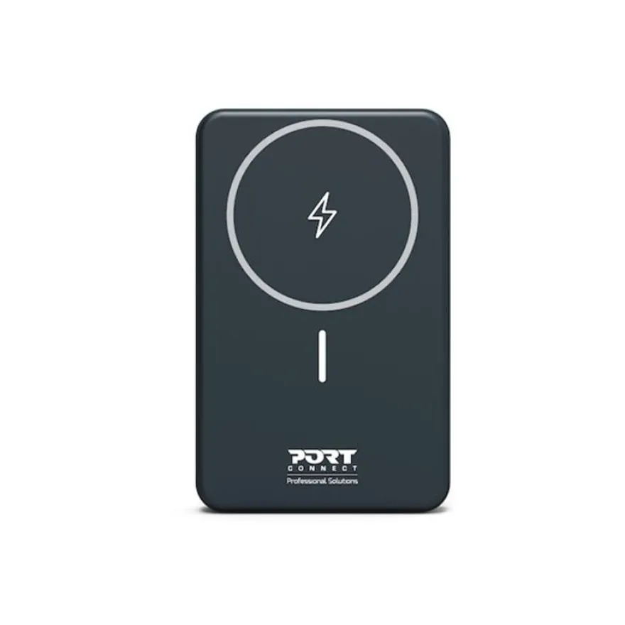 PORT Connect - Batterie de secours sans fil - 10000 mAh - 2 connecteurs de sortie (USB type A, 24 pin USB-C) - sur le câble : USB-A