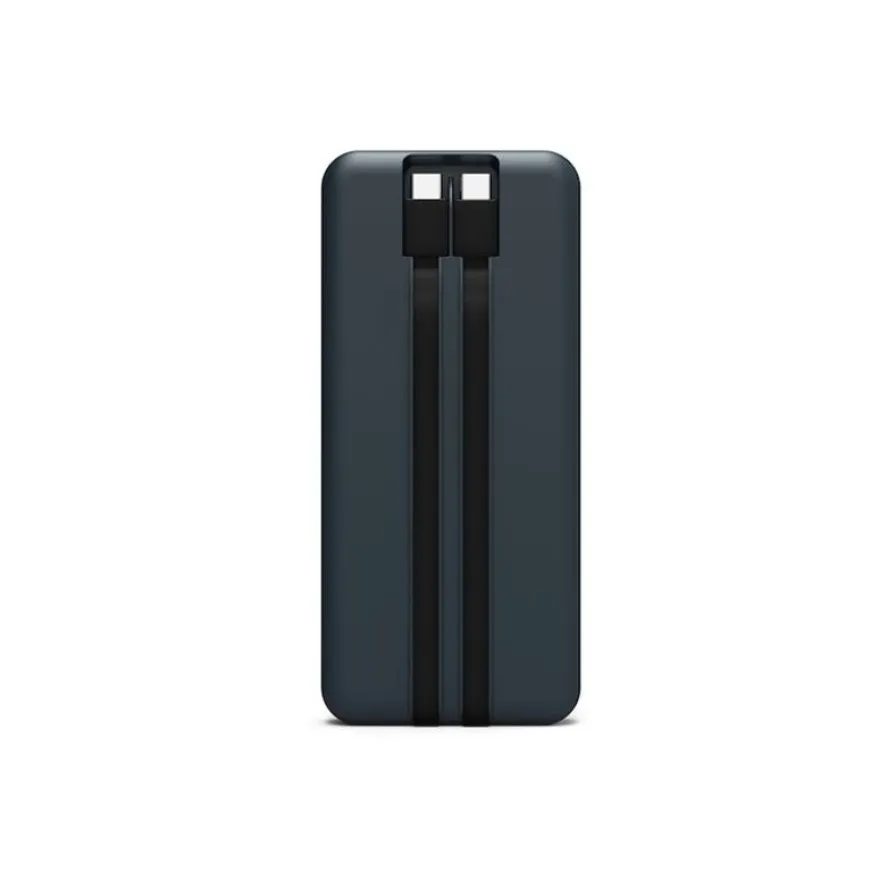 PORT Connect - Batterie de secours - 10000 mAh - 4 connecteurs de sortie (3 x USB-C, USB) - sur le câble : USB-C