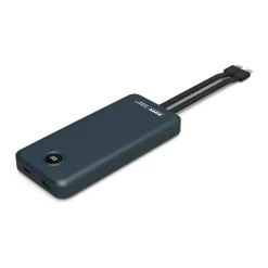 PORT Connect - Batterie de secours - 10000 mAh - 4 connecteurs de sortie (3 x USB-C, USB) - sur le câble : USB-C