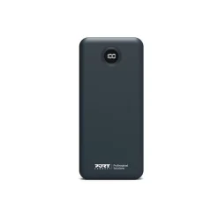 PORT Connect - Batterie de secours - 10000 mAh - 4 connecteurs de sortie (3 x USB-C, USB) - sur le câble : USB-C