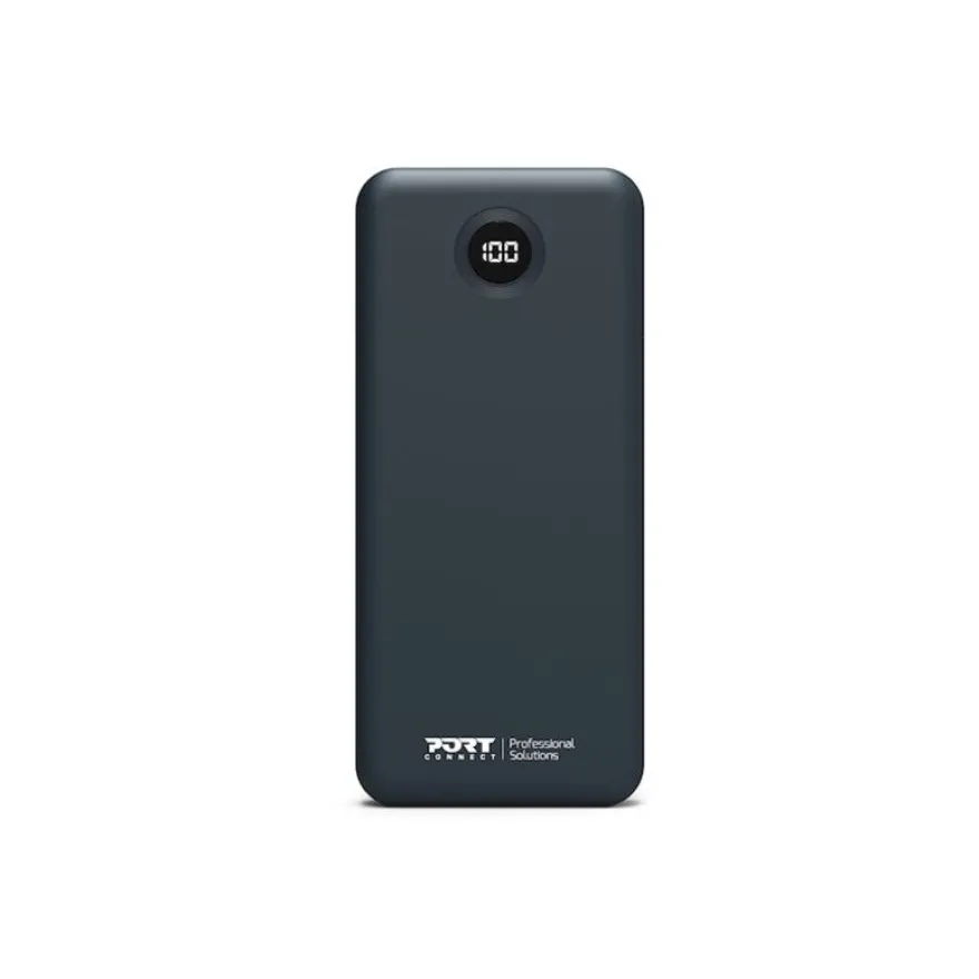 PORT Connect - Batterie de secours - 10000 mAh - 4 connecteurs de sortie (3 x USB-C, USB) - sur le câble : USB-C