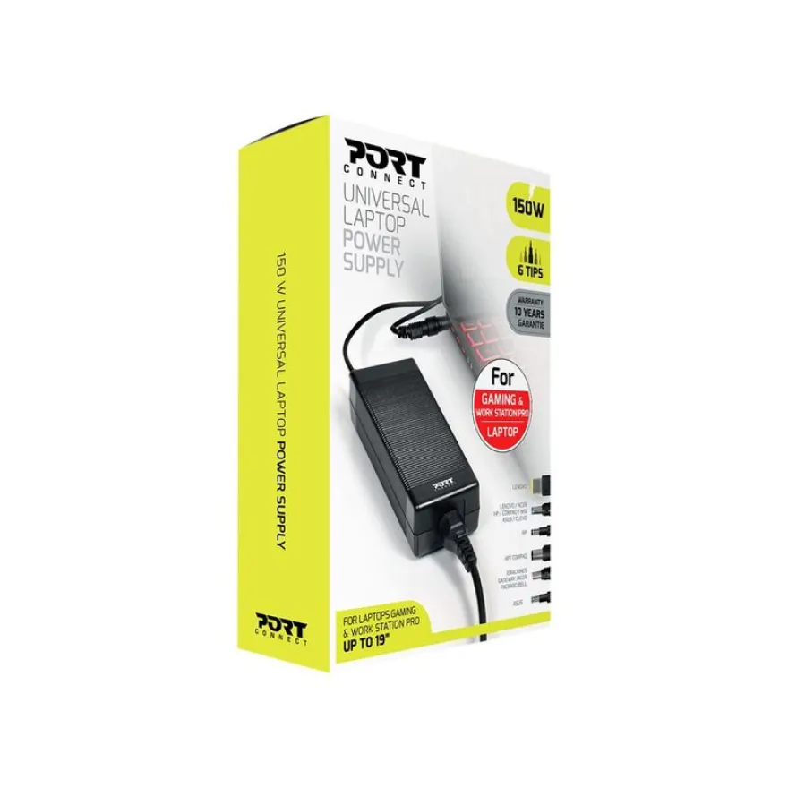 PORT Connect - câble d'alimentation secteur universel pour PC portable