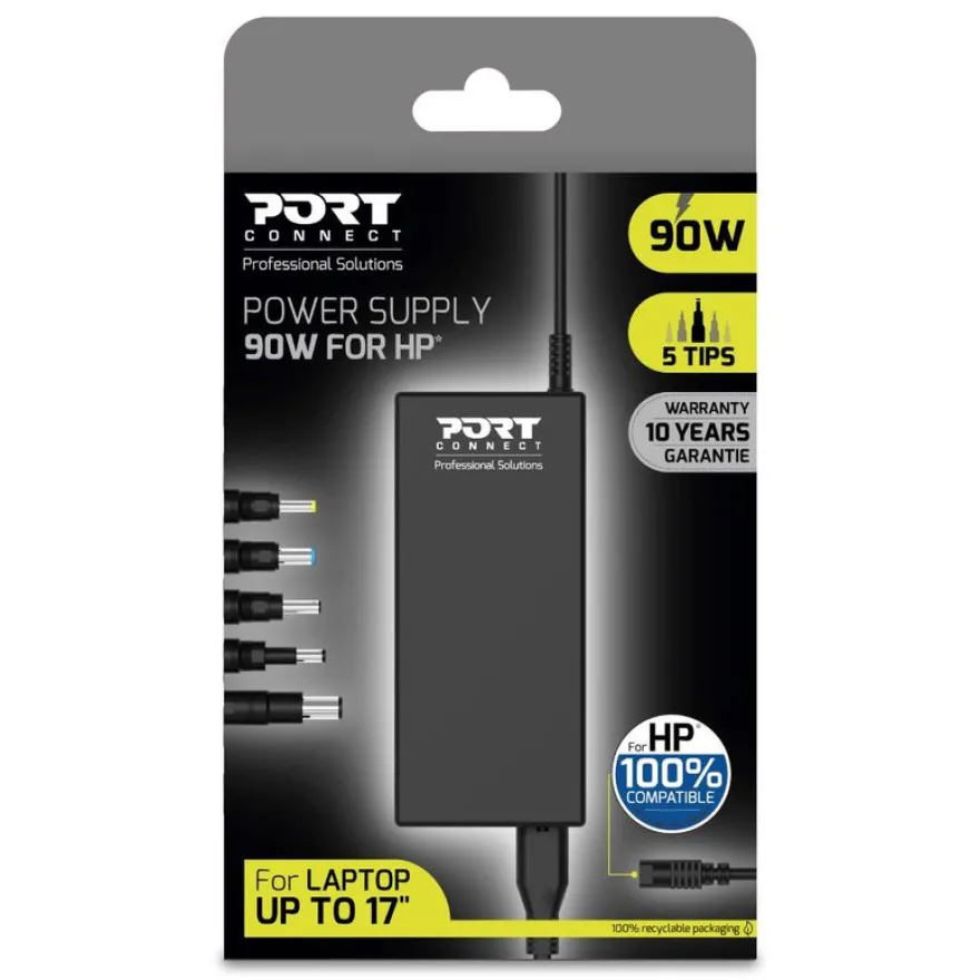 PORT Connect - câble d'alimentation secteur compatible avec PC HP