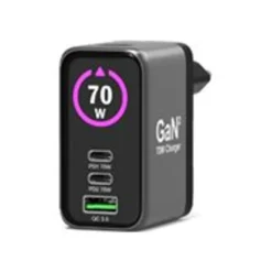 PORT Connect - Chargeur secteur GaN II - 3 connecteurs de sortie (USB, 2 x USB-C)