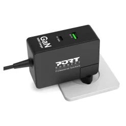 PORT Connect - Chargeur secteur universel USB-C et USB-A Quick Charge - GaN 100 Watt