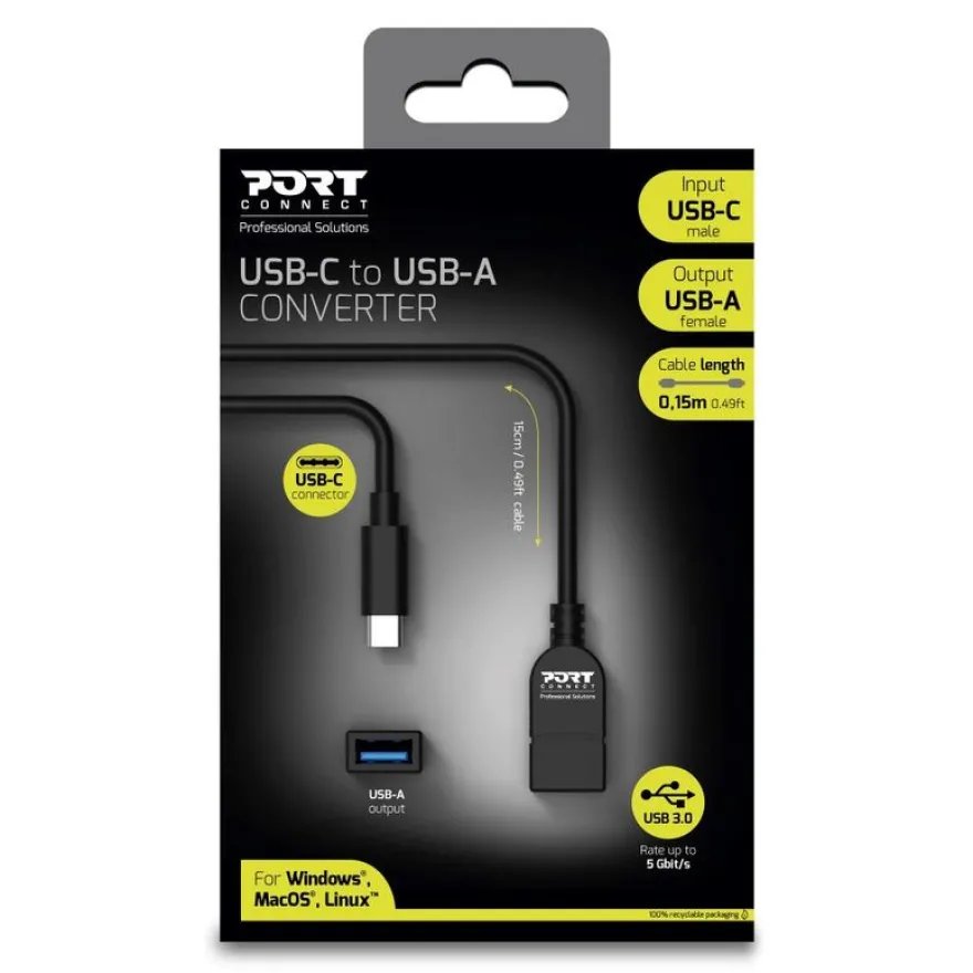 PORT Connect - convertisseur USB-C vers USB 3.0