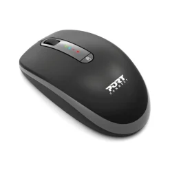 PORT Connect - Ensemble clavier et souris sans fil - rechargeable - AZERTY - Français