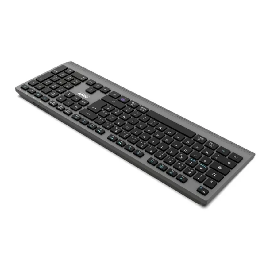 PORT Connect - Ensemble clavier et souris sans fil - rechargeable - AZERTY - Français