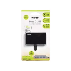 PORT Connect - Hub 3 ports USB 3.0 + 1 port USB type C