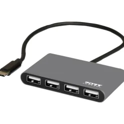 PORT Connect - Hub 4 ports USB 2.0 Type C