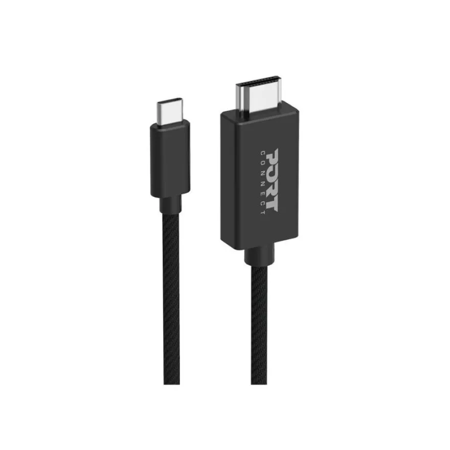 PORT Connect - 4-in-1 Starter Pack - adaptateur secteur - 65 Watt - 2 connecteurs de sortie (USB, 24 pin USB-C)