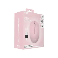 PORT Connect - Souris sans fil - rose