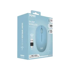 PORT Connect - Souris sans fil - azur
