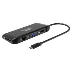 PORT connect - Station d'accueil - USB-C - HDMI, VGA - 1GbE