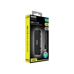 PORT connect - Station d'accueil - USB-C - HDMI, VGA - 1GbE