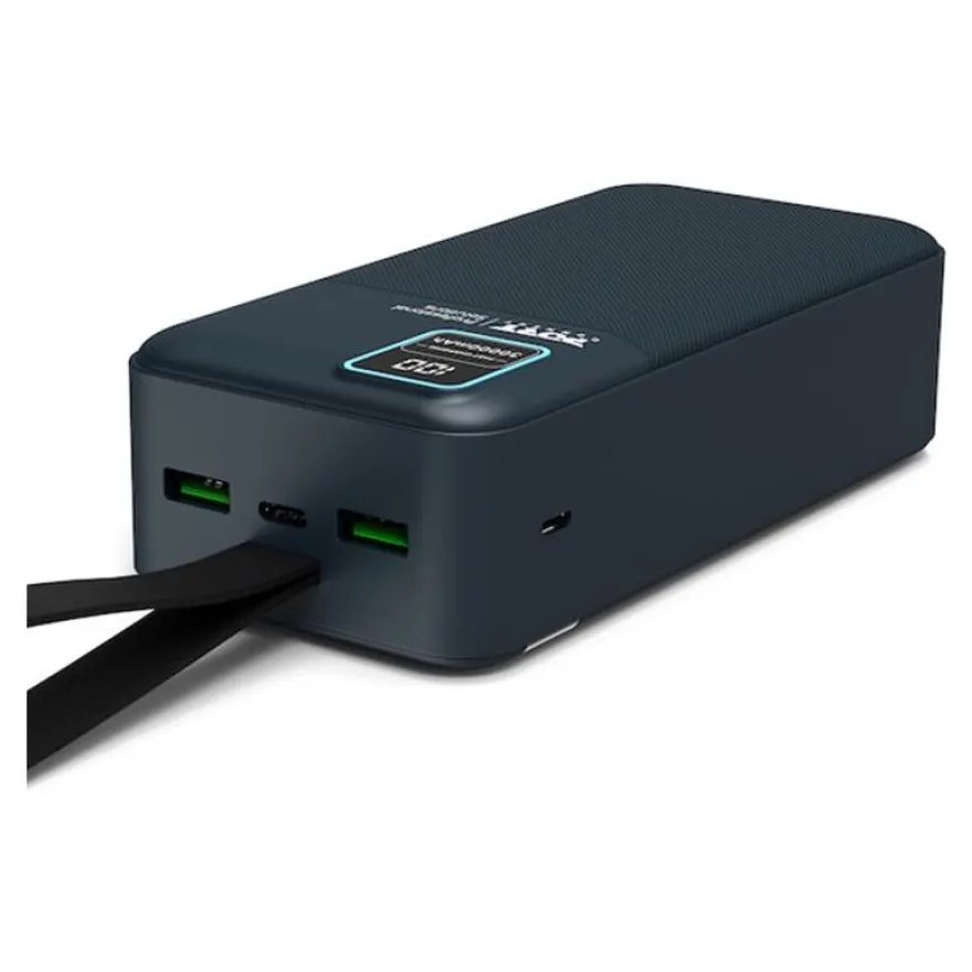 PORT Connect Adventure - Batterie de secours - 30000 mAh - 2 connecteurs de sortie (2 x USB)