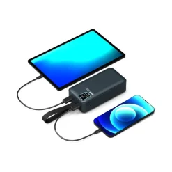 PORT Connect Adventure - Batterie de secours - 30000 mAh - 2 connecteurs de sortie (2 x USB)