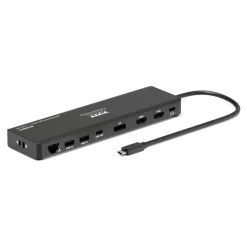 PORT connect Professional Docking USB-C 1 X 4K ++ TRAVEL - Station d'accueil - USB-C 3.1 Gen 2 - DP, 2 x HDMI - 1GbE