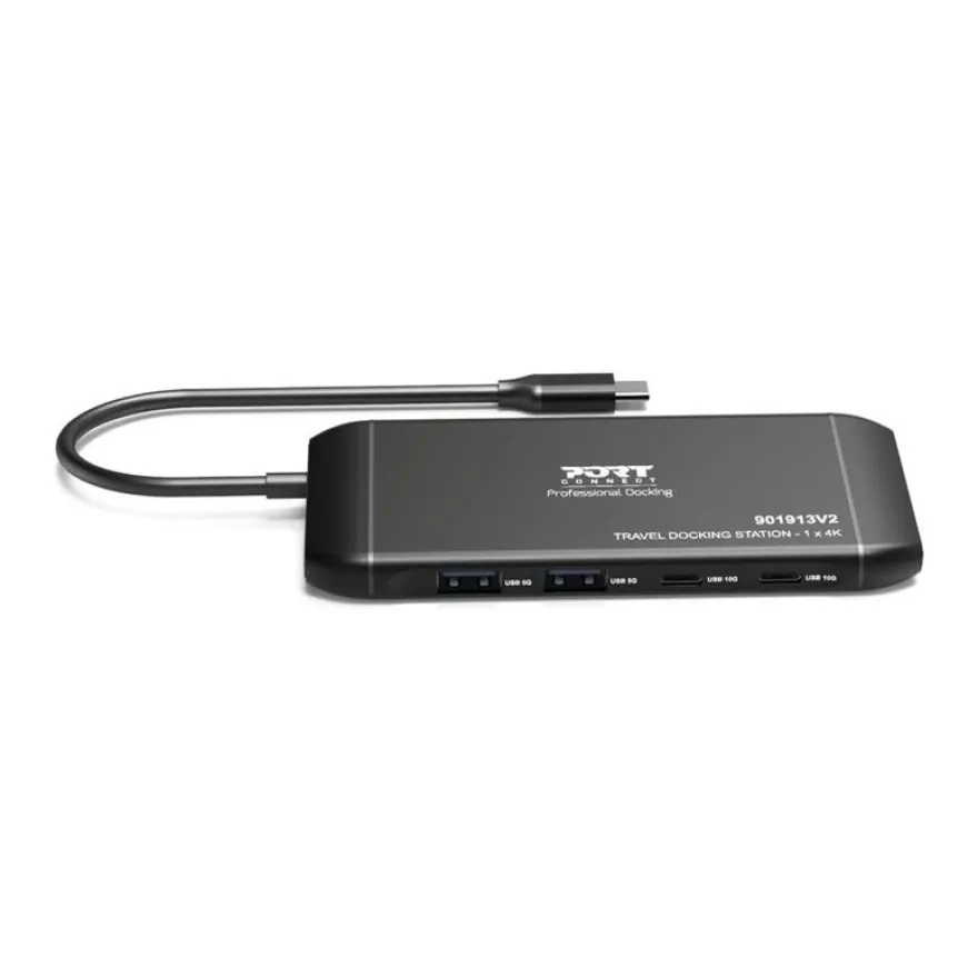PORT connect Professional Docking - Station d'accueil - USB-C - HDMI, DP - 1GbE