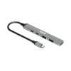 PORT Designs - Hub 4 ports USB-A + 1 X USB-C