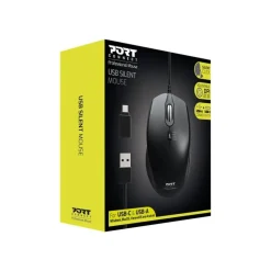 PORT DESIGNS - Souris filaire - silencieuse - noir