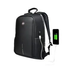 Port Designs Chicago Evo - Sac à dos antivol pour ordinateur portable 13-15,6" - noir