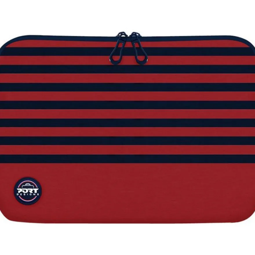 Port Designs La Marinière - Housse pour ordinateur portable 15,6" - rouge/bleu