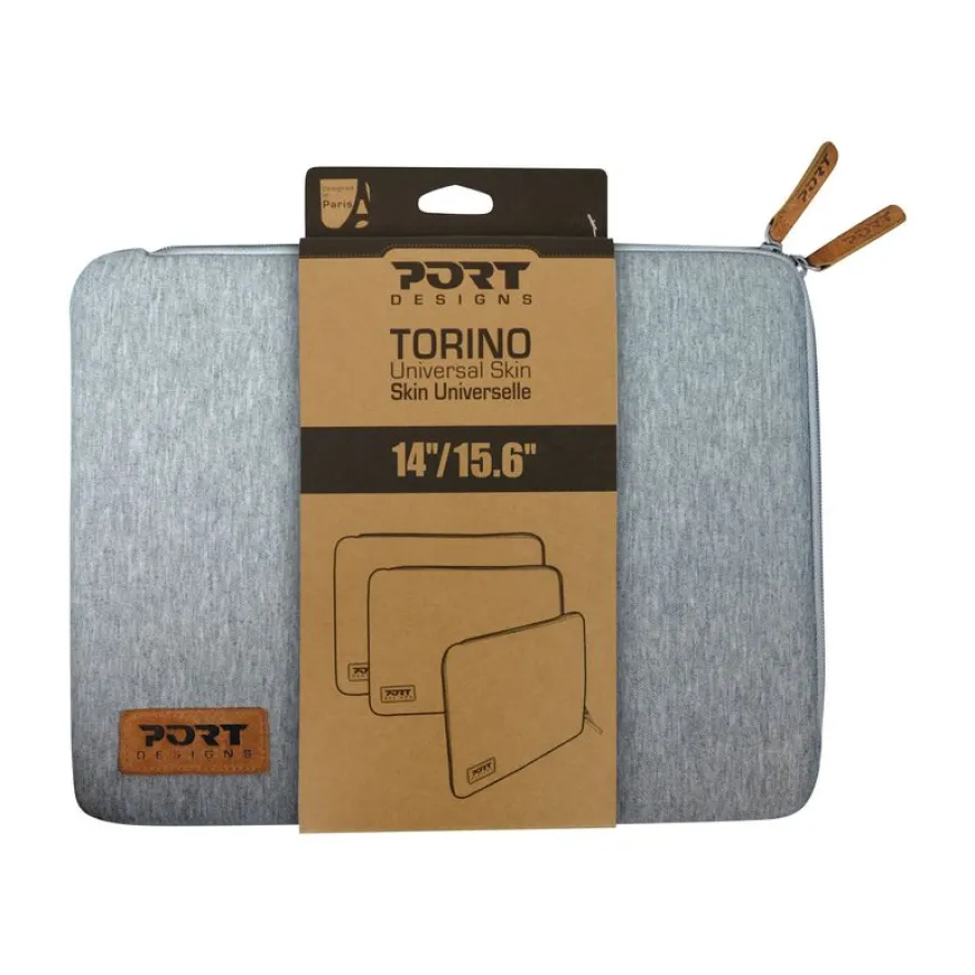 Port Designs Torino - Housse d'ordinateur portable 15,6" - gris