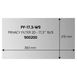 PORT Professional - filtre de confidentialité pour écran 17"