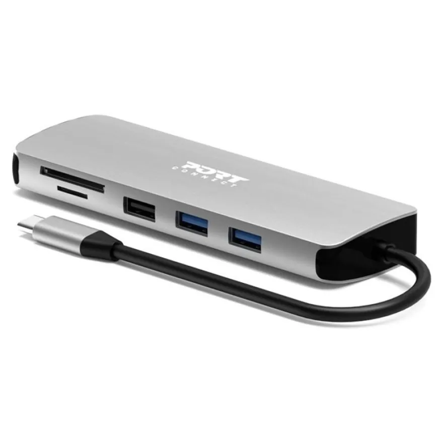 PORT TRAVEL - Station d'accueil - USB-C - HDMI - 1GbE