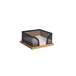 Porte memos mesh bois