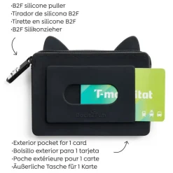 Porte-cartes Chat Wild Cards Back2Fun