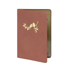 Porte-cartes Elise - 7 x 10 cm - Terracotta Oiseaux - Exacompta