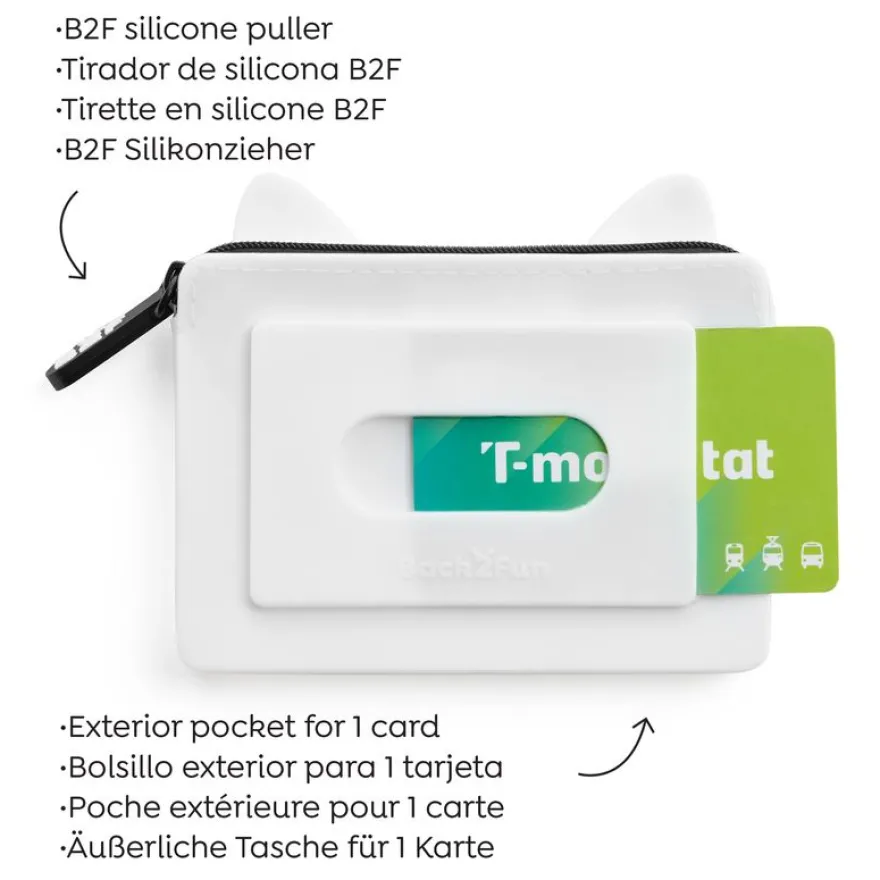 Porte-cartes Zèbre Cards Back2Fun