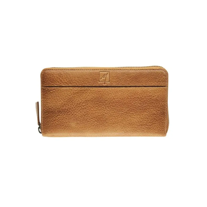 Portefeuille Savannah 2 compartiments - cognac - label M