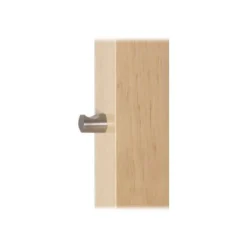 Porte-manteau en bois naturel avec porte parapluie EASYCLOTH - noir