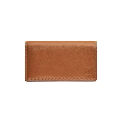 Porte-monnaie accordéon Dakota - cognac - label M