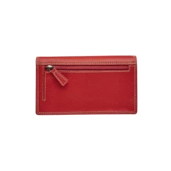 Porte-monnaie accordéon Dakota - rouge - label M