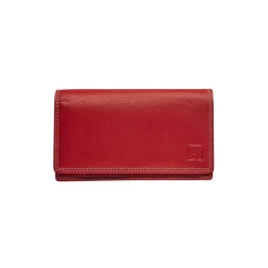 Porte-monnaie accordéon Dakota - rouge - label M