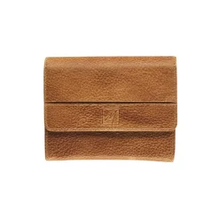 Porte-monnaie compact Savannah - cognac - label M
